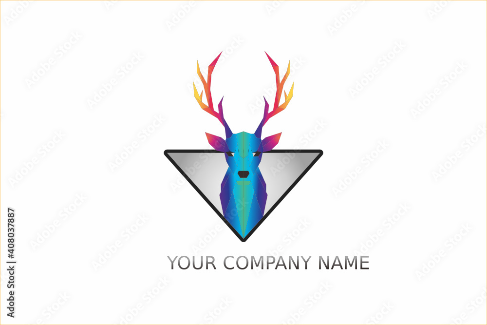 Obraz premium Geometric Deer