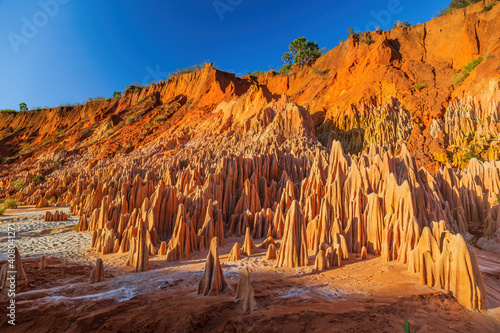 The Tsingy Rouge (Red Tsingy) in Madagascar photo