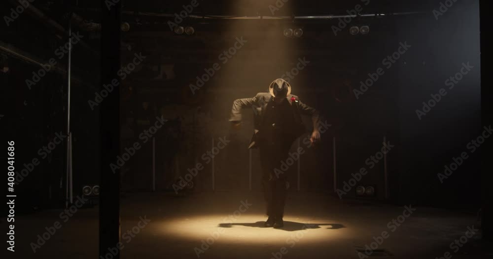 Super Cool Dancer In Full Suit And Hat Super Cool Dancer In Full Suit And Hat