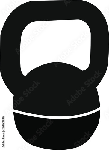 Kettlebell icon,vector illustration.kettlebell for workout.