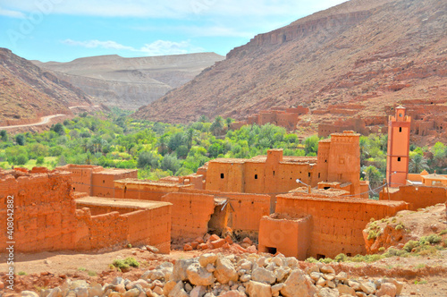 Traditional villages in southern Morocco. © robnaw