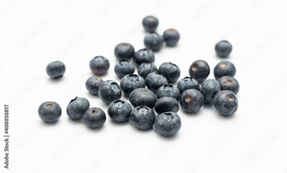 Background from black berries on a white background. Background from black berries on a white background.
