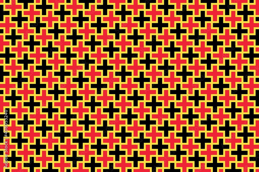 Simple geometric pattern in the colors of the national flag of Belgium Simple geometric pattern in the colors of the national flag of Belgium