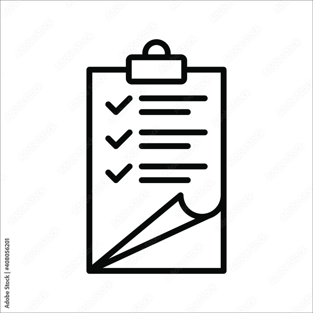 Edit file icon, note, sign up icon vector illustration on white background. color editable Edit file icon, note, sign up icon vector illustration on white background. color editable