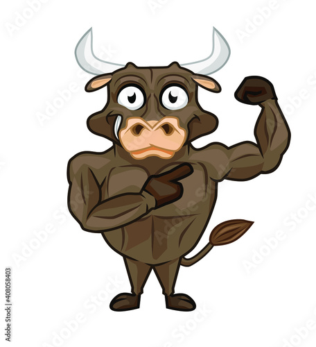 bull cartoon character