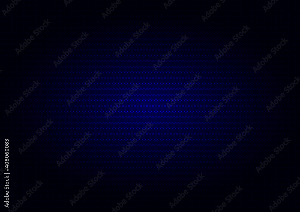 Obraz premium Blue light abstract pattern background. Vector technology polygon wallpaper texture.