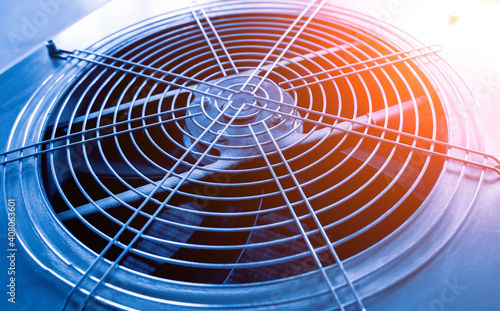 Wall Mural Metal industrial air conditioning vent