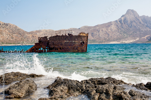 shipwreck on the beach