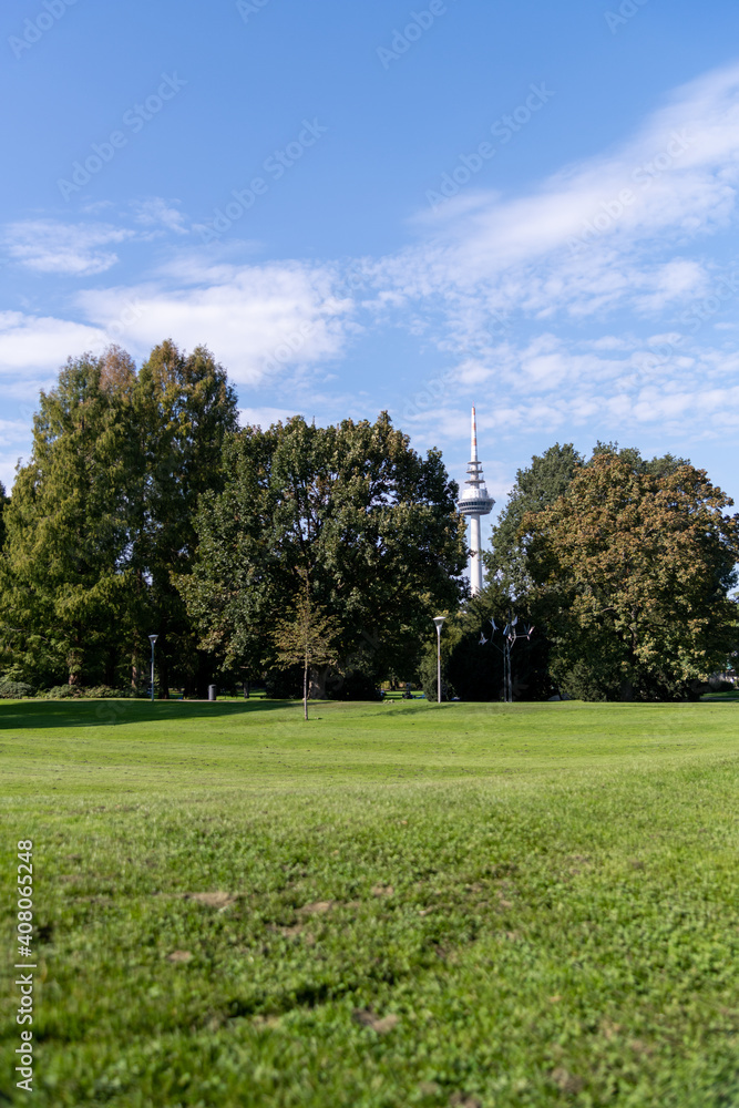 Television Tower Landmark in Mannheim