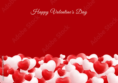 Happy valentine day 3D real...