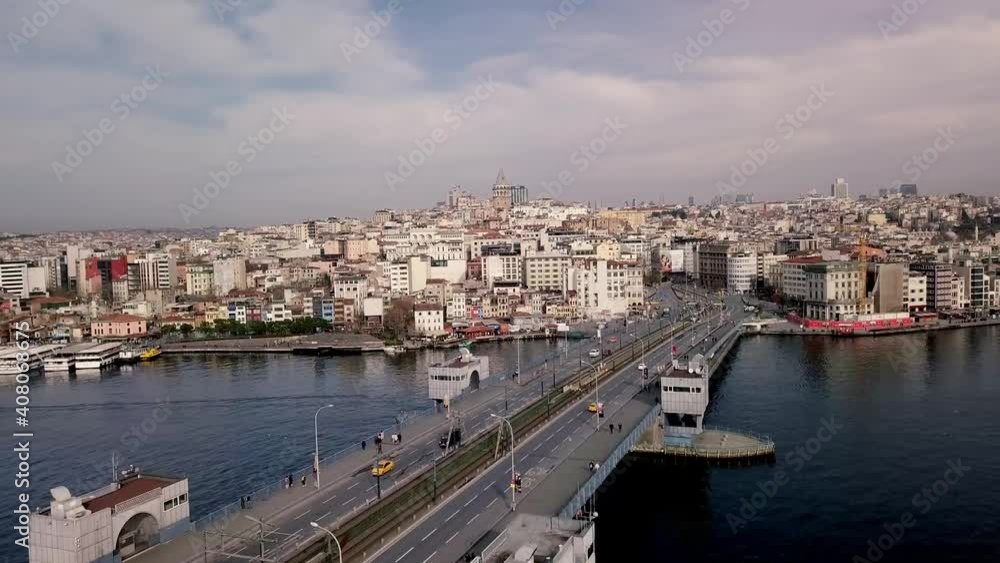 drone flight from galata bridge to galata tower drone flight from galata bridge to galata tower