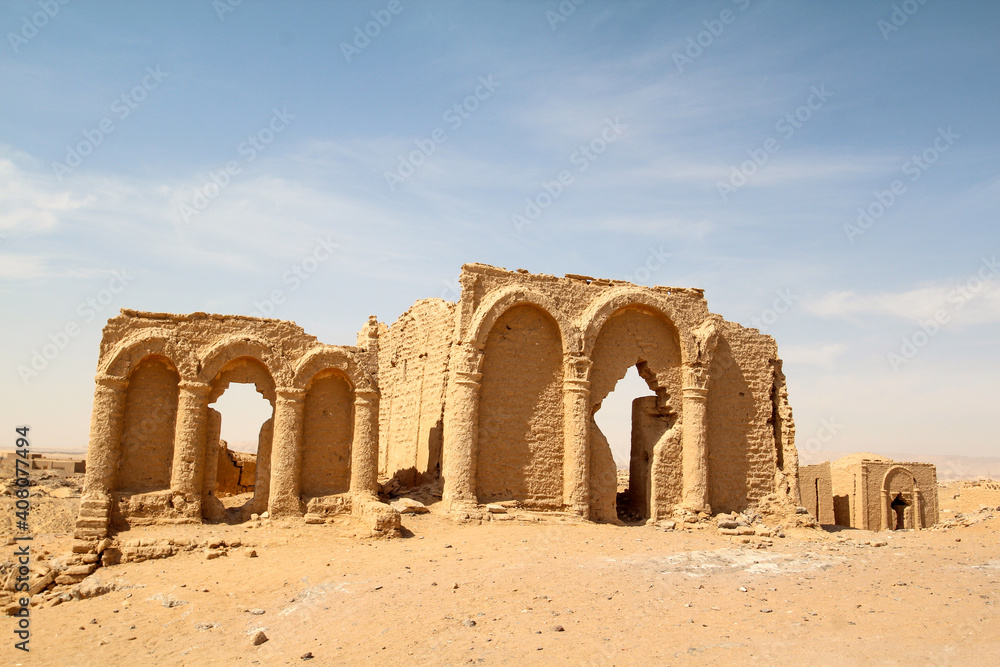 Ancient christian necropolis of Al Bagawat, Egypt Ancient christian necropolis of Al Bagawat, Egypt