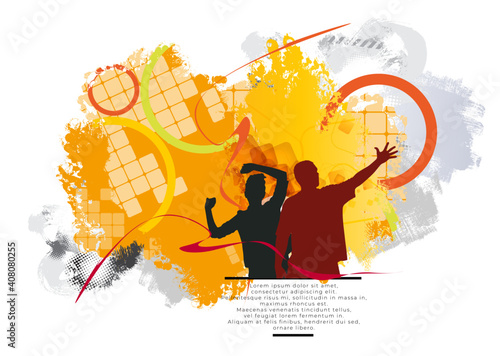 Nightlife and music festival concept. Vector illustration ready for banner or poster