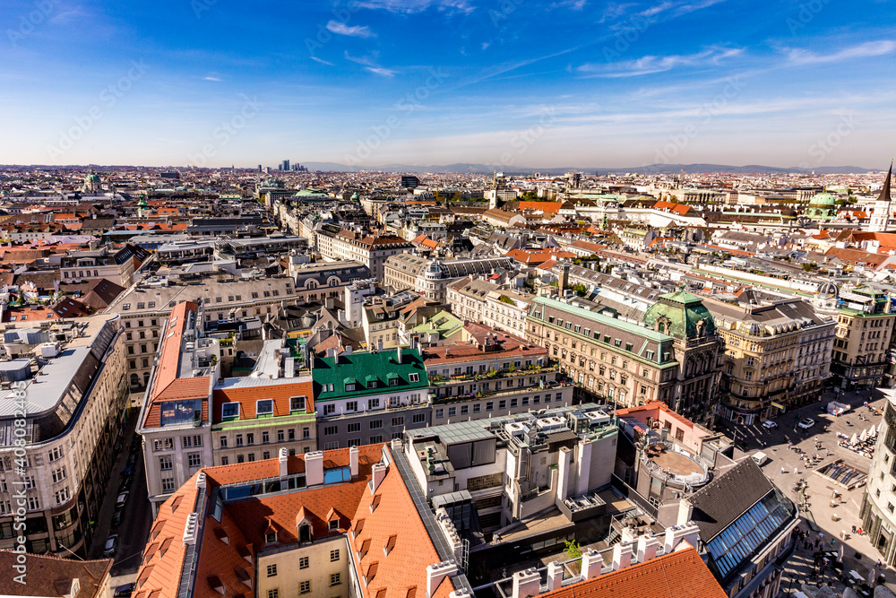 View of Vienna from Sankt Stephans Cathedral