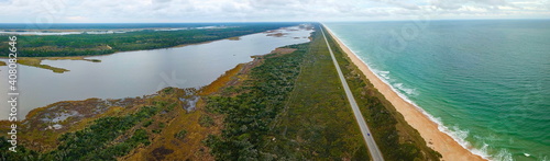 Coastal swampy area along the Florida coast