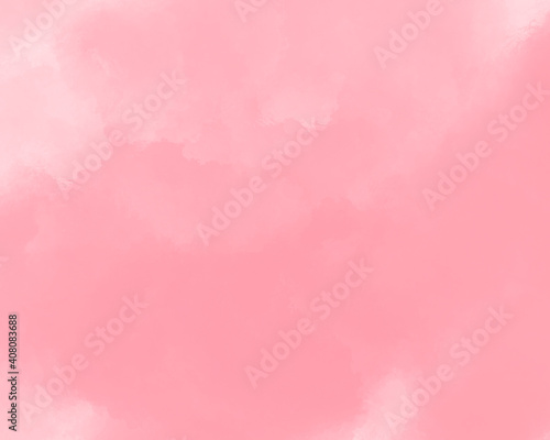 Hand drawn watercolor aquarelle  illustration. Painted pink abstract  texture. Design for plaster, fabric,  paper,  panoramic, banner,  web, poster,  mockup, background, wallpaper, backdrop.