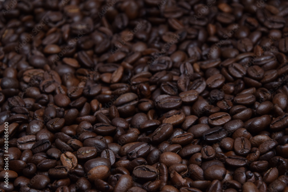 Coffee beans Roasted Arabica grain coffee background Coffee beans Roasted Arabica grain coffee background