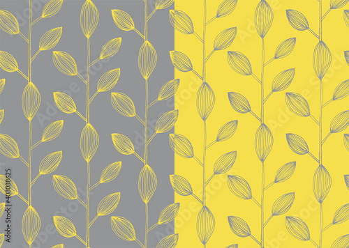 abstract, art, backdrop, background, botanical, branch, color of the year, decoration, decorative, design, drawing, element, fabric, fashion, flora, floral, foliage, forest, garden, gold, graphic, gre