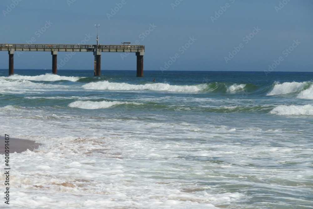 Waves on the Florida beach
