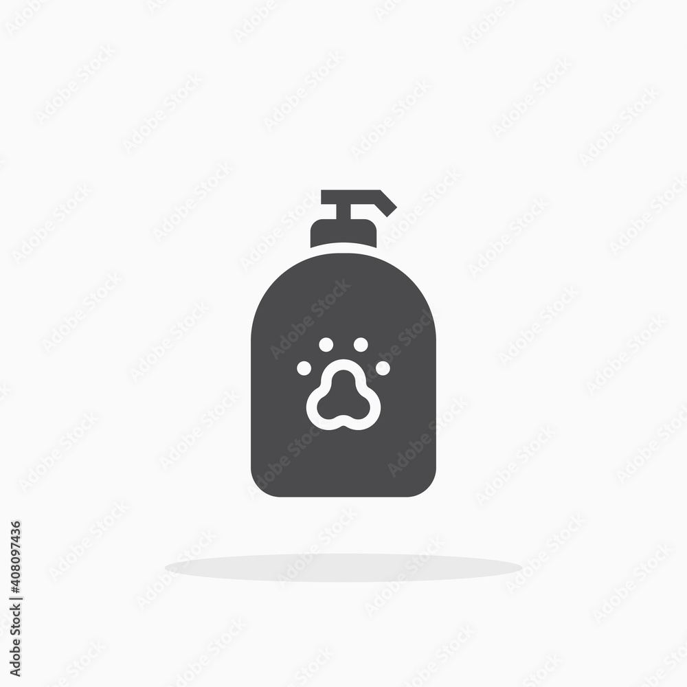 Obraz premium Pet shampoo icon.