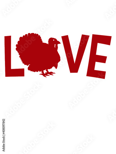 Truthahn Love Thanksgiving 