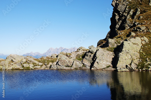 Mountain view in Klafferkessel, Austria photo