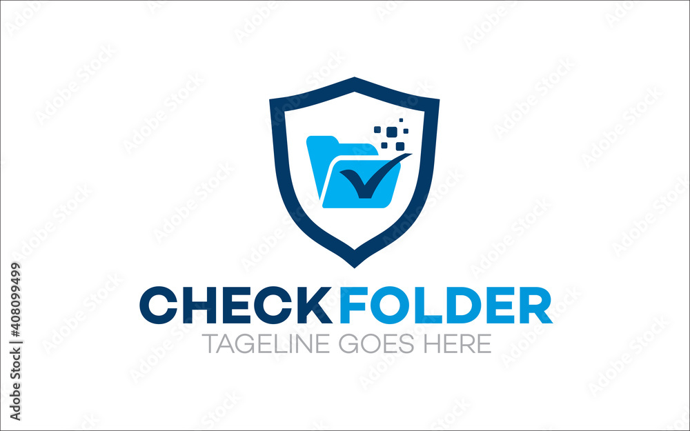 Illustration vector graphic of folder file data logo template design Illustration vector graphic of folder file data logo template design