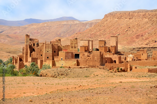 Historic ighrem or ksar in Marocco © robnaw