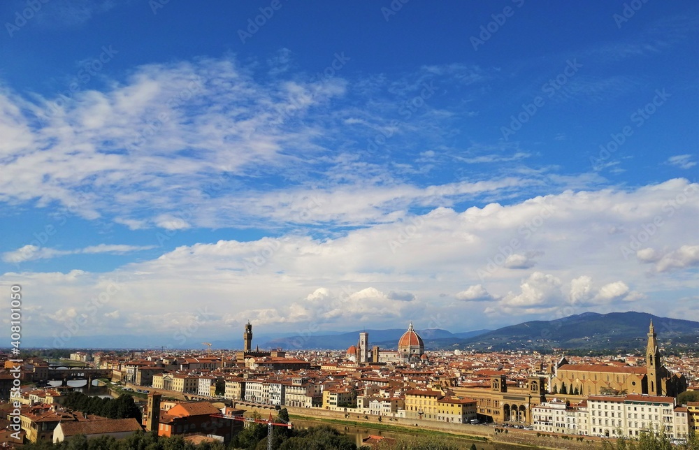 Panoramic view of Florence

Florence, Italy - October 6th 2019