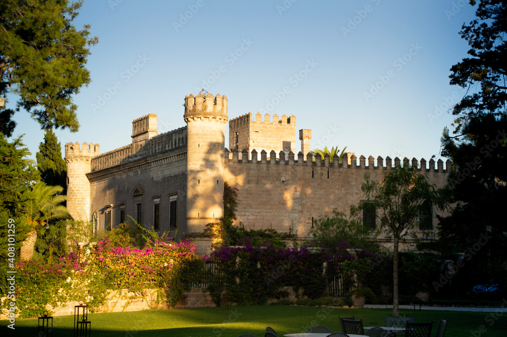 medieval castle in southern italy