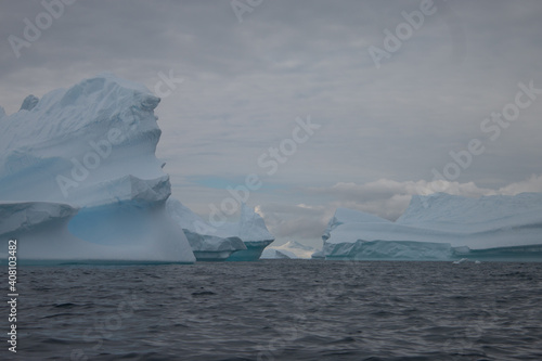 Kayaking Through Glacial Channel 