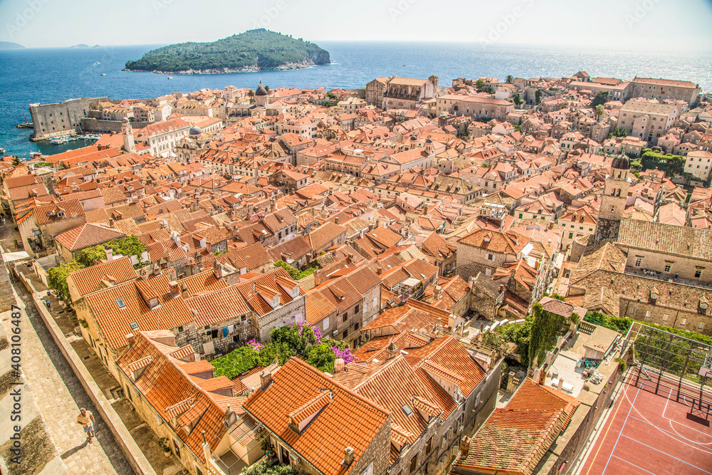 Dubrovnik Kroatien Altstadt und Panorama