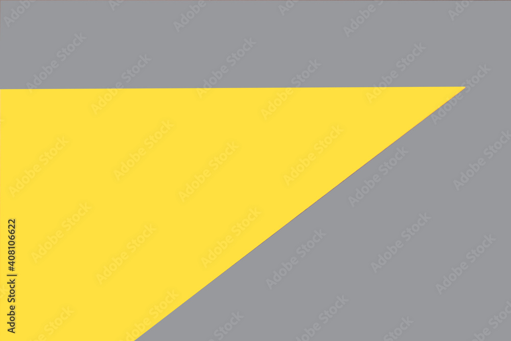 Illuminating and ultimate gray colors paper background - the fashionable colors of 2021.