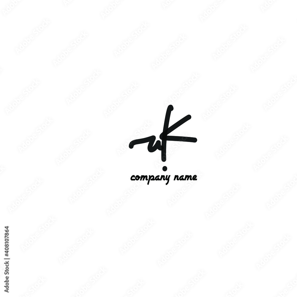 ak initial white handwriting logo for identity ak initial white handwriting logo for identity