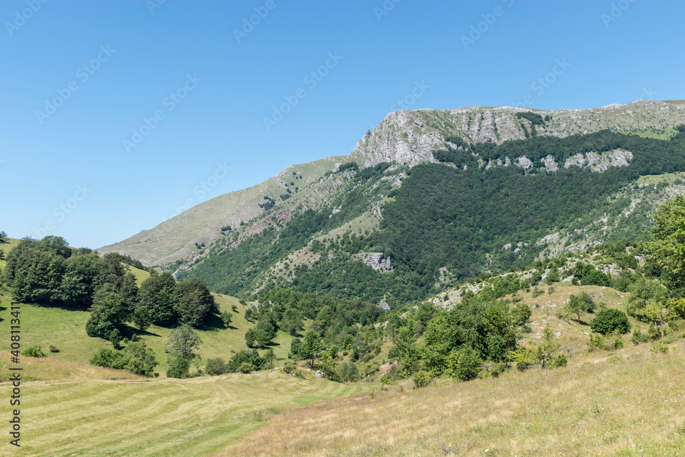 landscape in the mountains