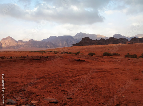 Wadi Rum desert in Jordan