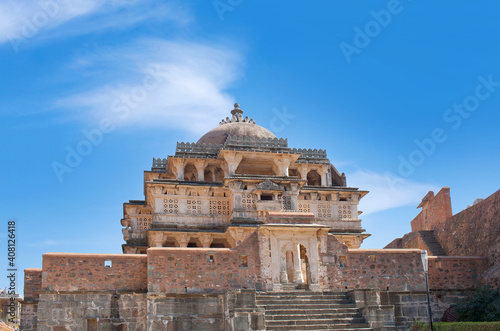 Exterior of ancient Vedi temple in Kumbhalgarh near Udaipur, Rajasthan state of India