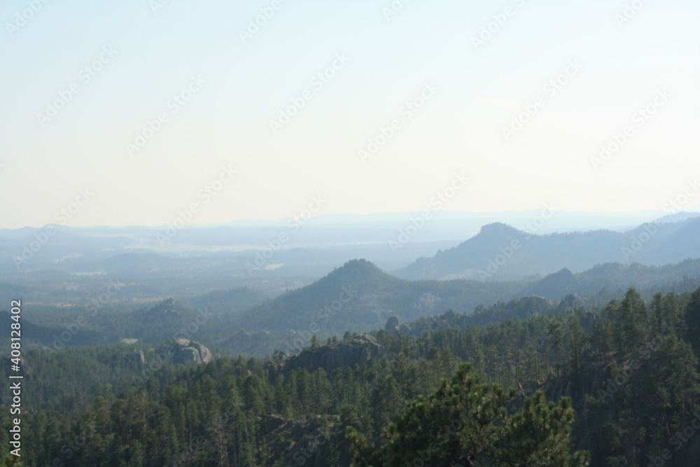 Fototapeta premium foggy landscape