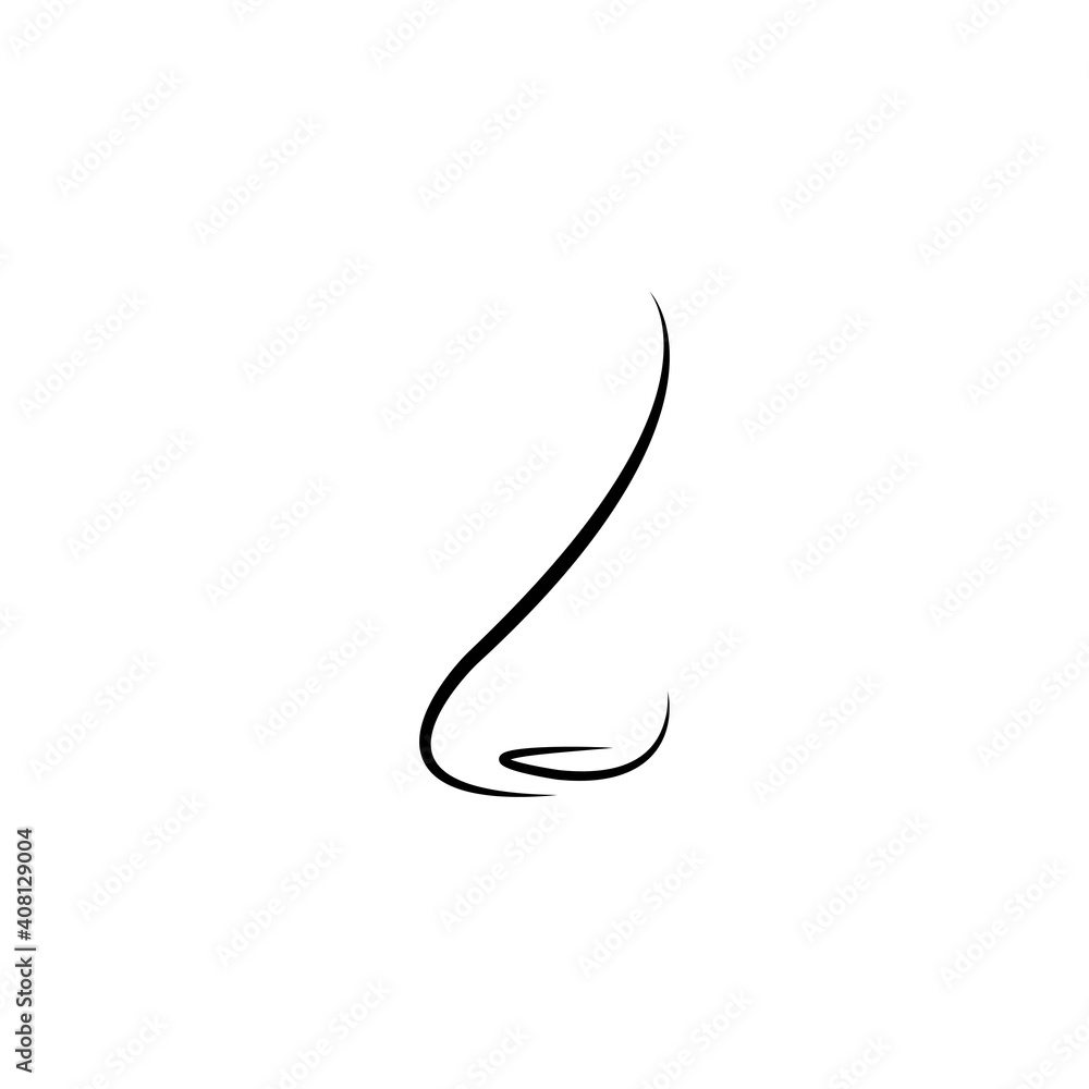nose logo icon vector nose logo icon vector