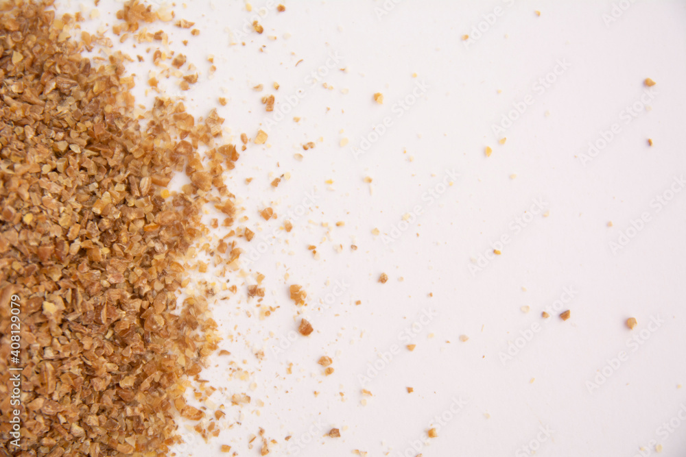 Wheat for Kibbeh preparation. Kibe is a family of dishes based on spiced ground grain, popular in Middle Eastern cuisine. Wheat for Kibbeh preparation. Kibe is a family of dishes based on spiced ground grain, popular in Middle Eastern cuisine.
