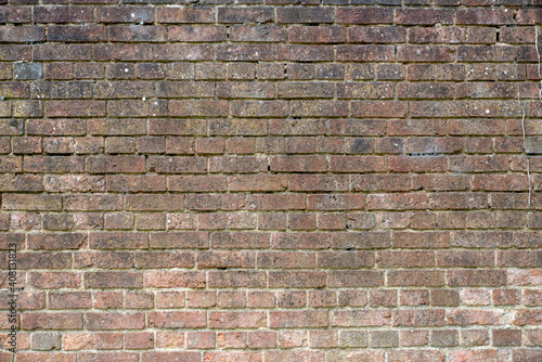 Brick wall in natural color background.