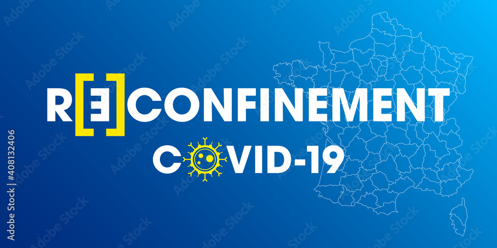3 ème confinement - 2021 - troisième distanciation sociale et isolement de la population durant l'épidémie de coronavirus du Covid-19 en France