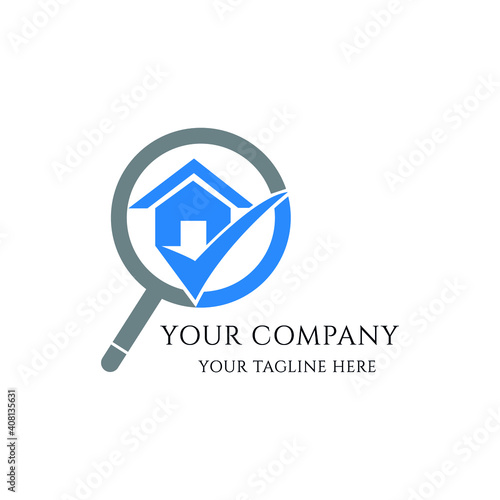 true home inspection logo for company
