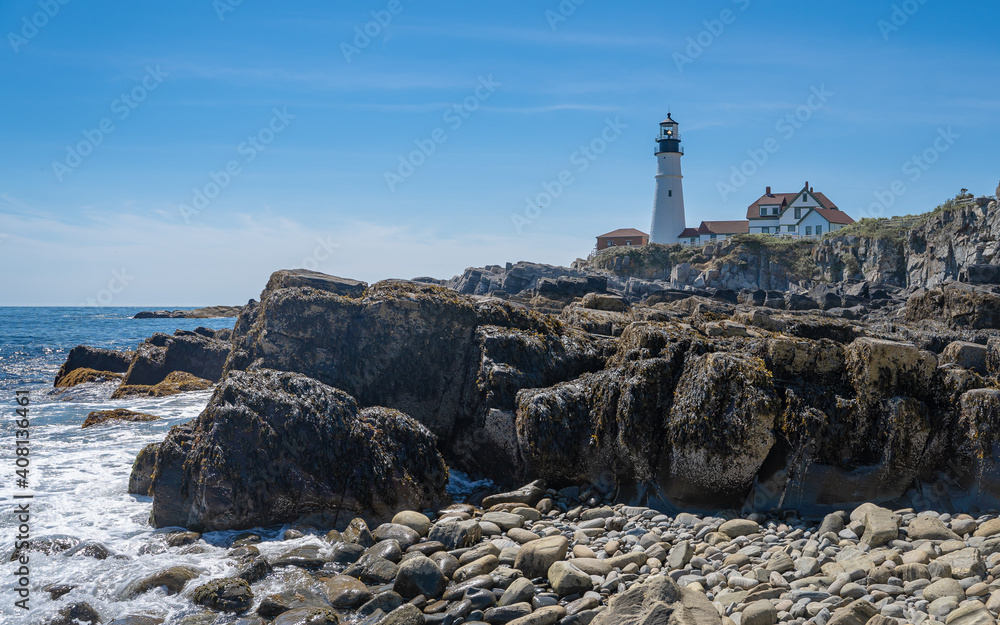 Maine Lighthouse Cape Elizabeth