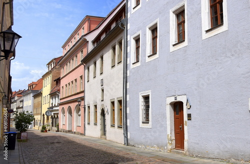 Häuserzeile in der Schmiedstraße von Pirna  © thauwald-pictures