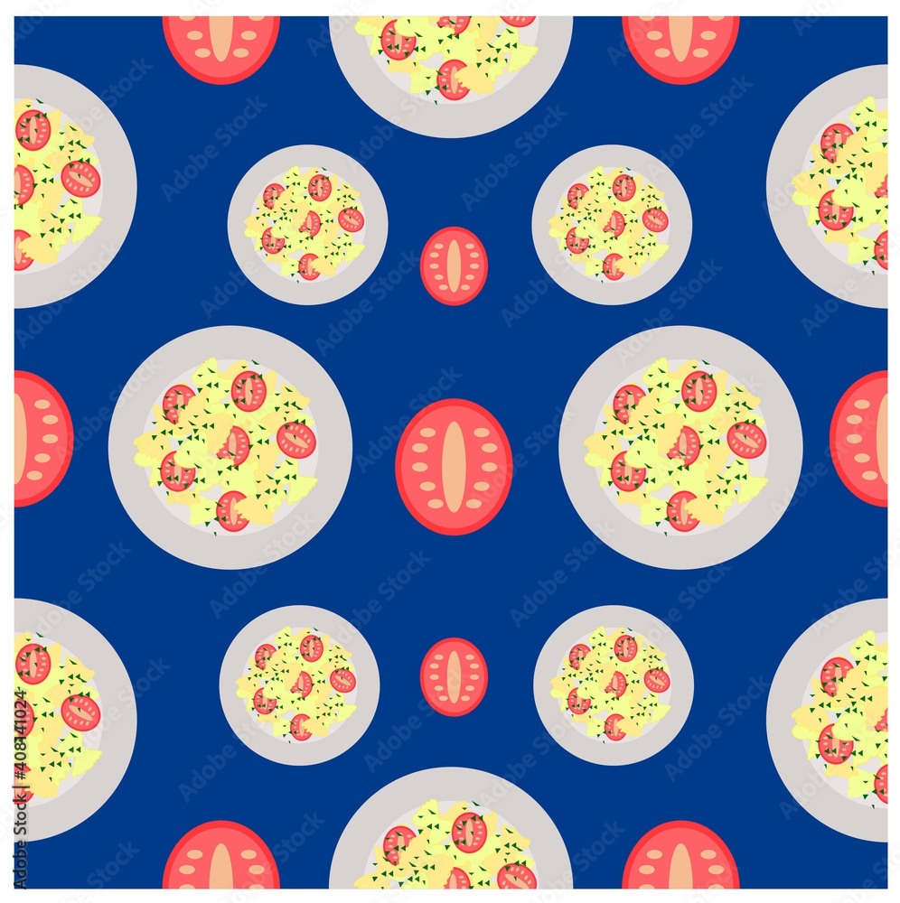pasta seamless vector repeat pattern pasta seamless vector repeat pattern