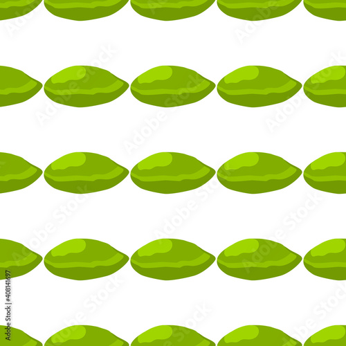 Illustration on theme big pattern identical types pistachio