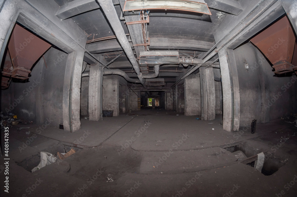 Obraz premium Abandoned Boiler Room