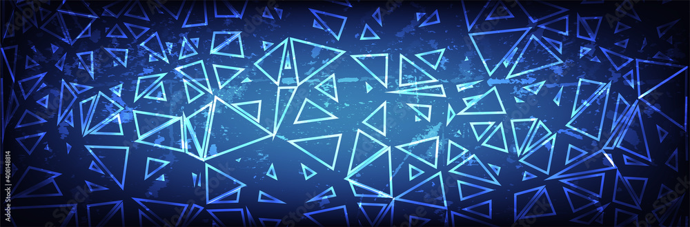 Abstract triangle background. Blue grunge random texture. Vector illustration Abstract triangle background. Blue grunge random texture. Vector illustration