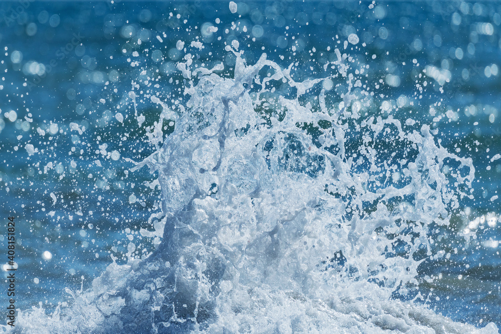Wave of the sea water at sunny day time. Wave of the sea water at sunny day time.